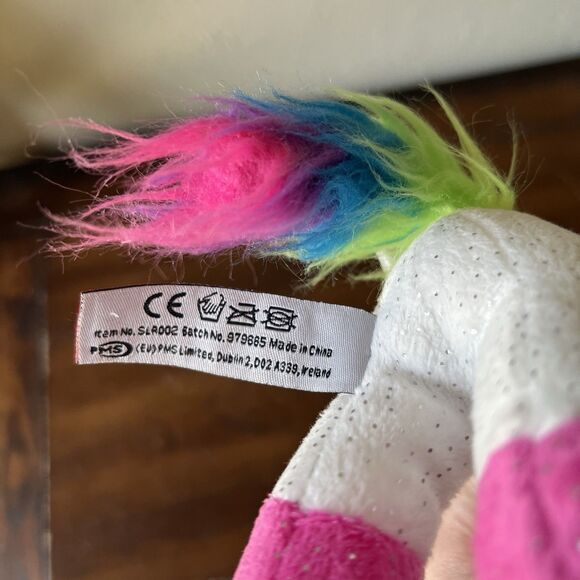 Alice Unicorn Plush "PARIS" Embroidered Rainbow Mane - Picture 7 of 7